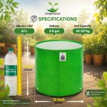 HDPE Circular Grow Bag 15L