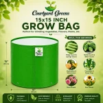 HDPE Circular Grow Bag 15x15 Inch | 260 GSM - Image 2