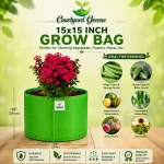HDPE Circular Grow Bag 15x15 Inch | 260 GSM