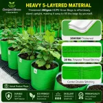 HDPE Circular Grow Bag 12x12 Inch | 260 GSM - Image 3